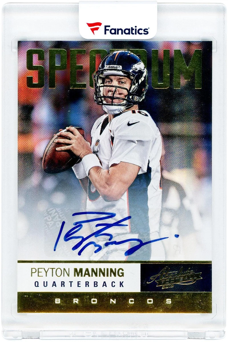 Balle De Football NFL Wilson Décorée Par Peyton Manning - Authentique - Comme Neuf Avec Boîte
