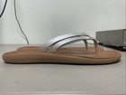 Olukai Women's Kapehe Luana Silver/Sahara Flip Flops Size 10 NWOB