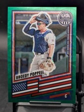 2026 Panini Stars & Stripes Briefly Poppell #2 Green Scope  SP 99/99 Bookend