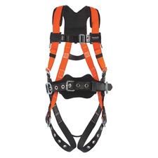 HONEYWELL MILLER T4577/UAK Full Body Harness,Titan II,L/XL 49XM22