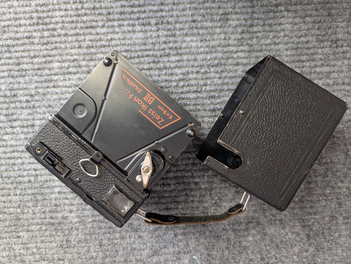 Vintage Zeiss Ikon Box Tengor 54/2 6x9 Camera w/ Goerz Frontar
