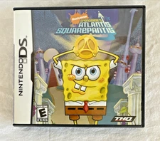 SpongeBob Atlantis SquarePantis Nintendo DS Video Game 2007 Case And Manual Only
