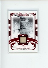 2024 Flawless Rogers Hornsby #FL-RHB Red Legendary Materials Relic 17/20 READ