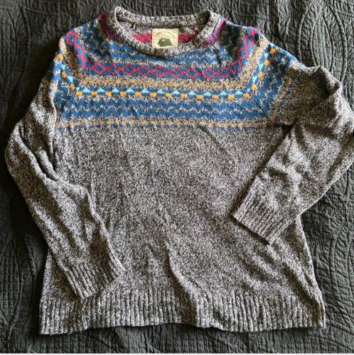 O’Hanlon Mills Urban Outfitters Sweatshirt Gray Sweater M Mountains Cotton Blend
