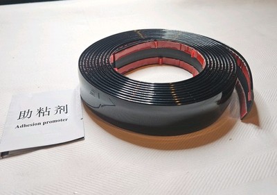 Black Car Molding Trim 1-3/16''Door Side Bumper Tailgate Protector Strip 12FT