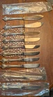 Lunt Delacourt Sterling Handle 8 Butter Knife 3 Master Butter Knife No Mono Lot