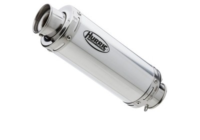 HURRIC Supersport BO (4-1) silber EG-BE passt für KAWASAKI ZR-7(99-03)/ZX-7R(96-