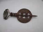 Vtg GRISWOLD Erie PA Cast Iron 3" DAMPER, New American, Reversible Steel Spindle