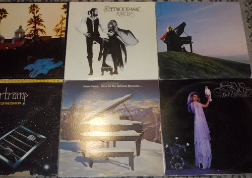 CLASSIC ROCK LP Lot FLEETWOOD MAC STEVIE NICKS CHRISTINE McVIE SUPERTRAMP