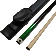  New Billiard cue, case set for beginners  3 Green