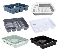 Kitchen Sink Dish Drainer Cutlery Plate Cup Drainer Holder Dish Rack Multi Color