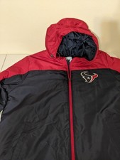 New With Tags Houston Texans Jacket With Hoodie XL MSRP 99.99