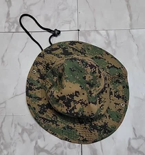 Vintage Gelante Digital Camo Aussie Safari Snap Bucket Hat Men's L/XL