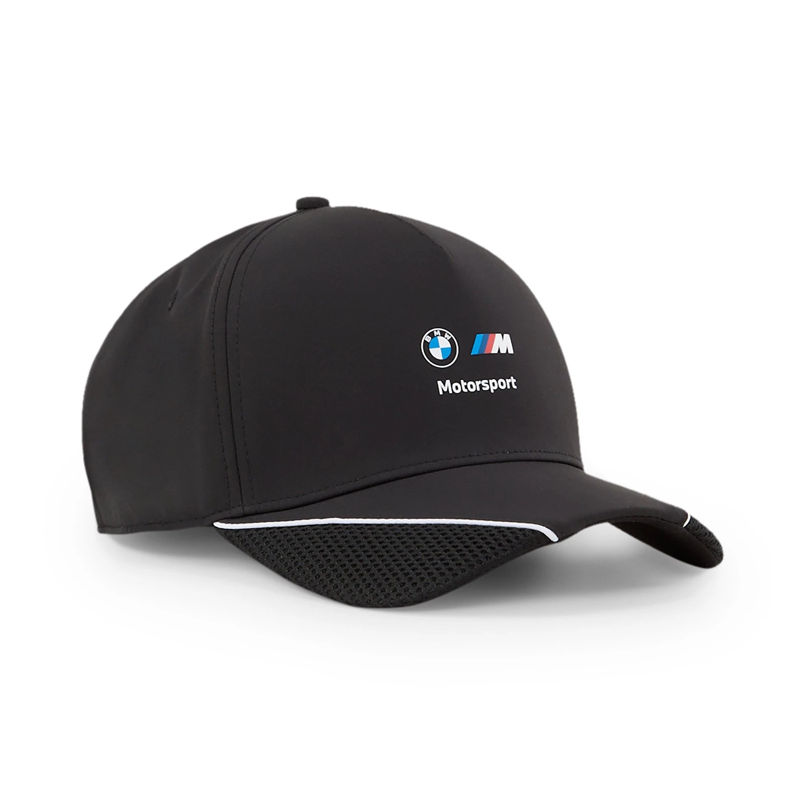 BMW Genuine M Motorsport Baseball Cap – Black 5-Panel Adjustable Hat – 80165B5D0