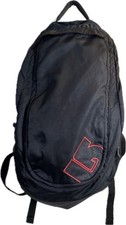 BURTON Backpack Skating Snowboarding Outdoor Laptop Pocket Red Black Embroidered