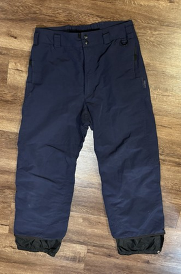 #ad Columbia Convert Cold Pants Men#x27;s Size Medium Navy Snow Pants $20.00