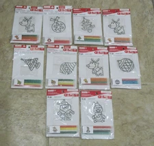 NEW Lot of 6 Creatology Christmas Color & Bake Kit ORNAMENTS  Each Kit Makes 1