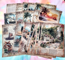 Vintage lllustration Pages 25 pcs, Junk Journal Supplies, Scrapbooking Supplies