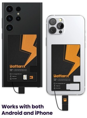 Battarix Power Card Backup Power Supply For Mobile Devices 8 Year Shelf Life