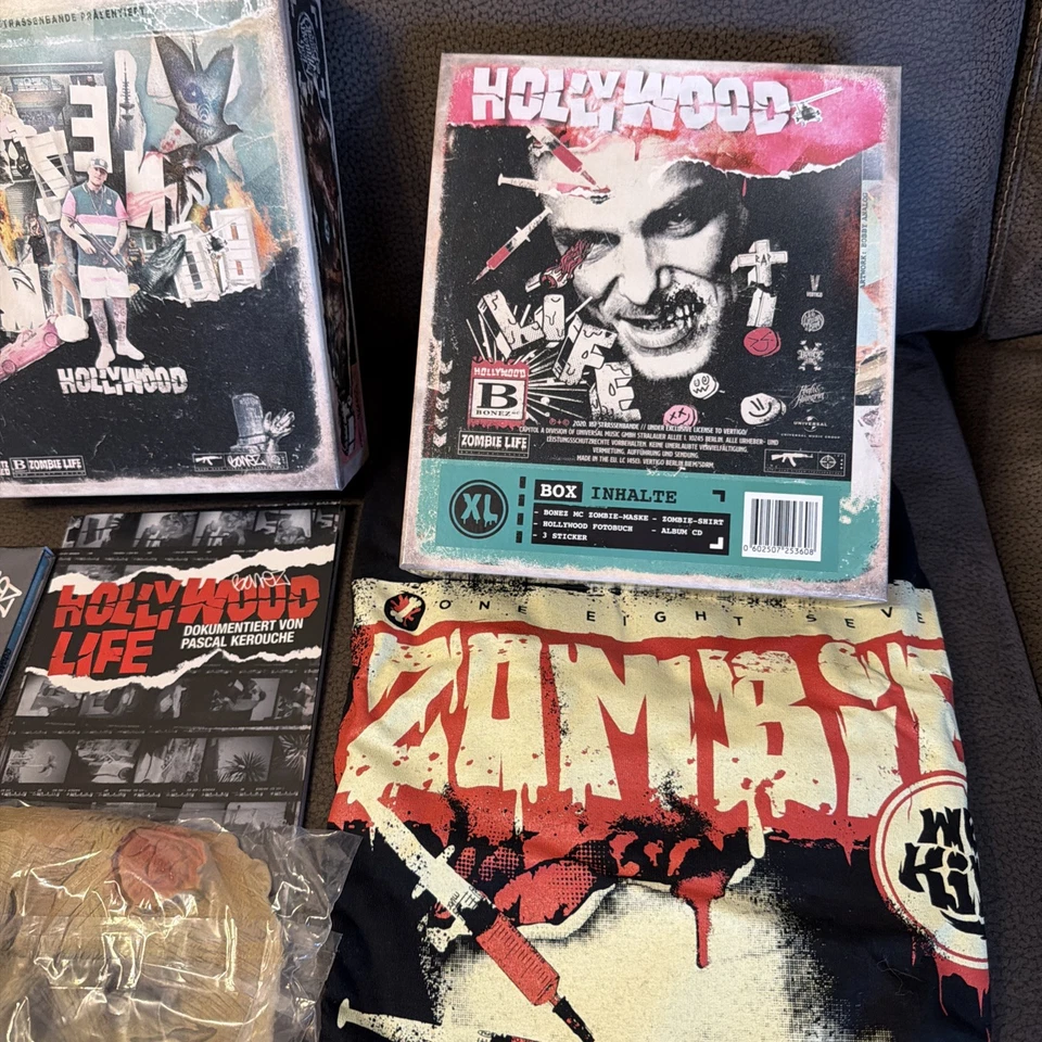 Bonez MC Hollywood Box-Set Limited Deluxe CD XL NEUWERTIG 187 Strassenbande - Bild 3 von 4