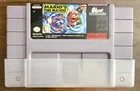 Mario’s Time Machine Game Cartridge For Super Nintendo Entertainment System