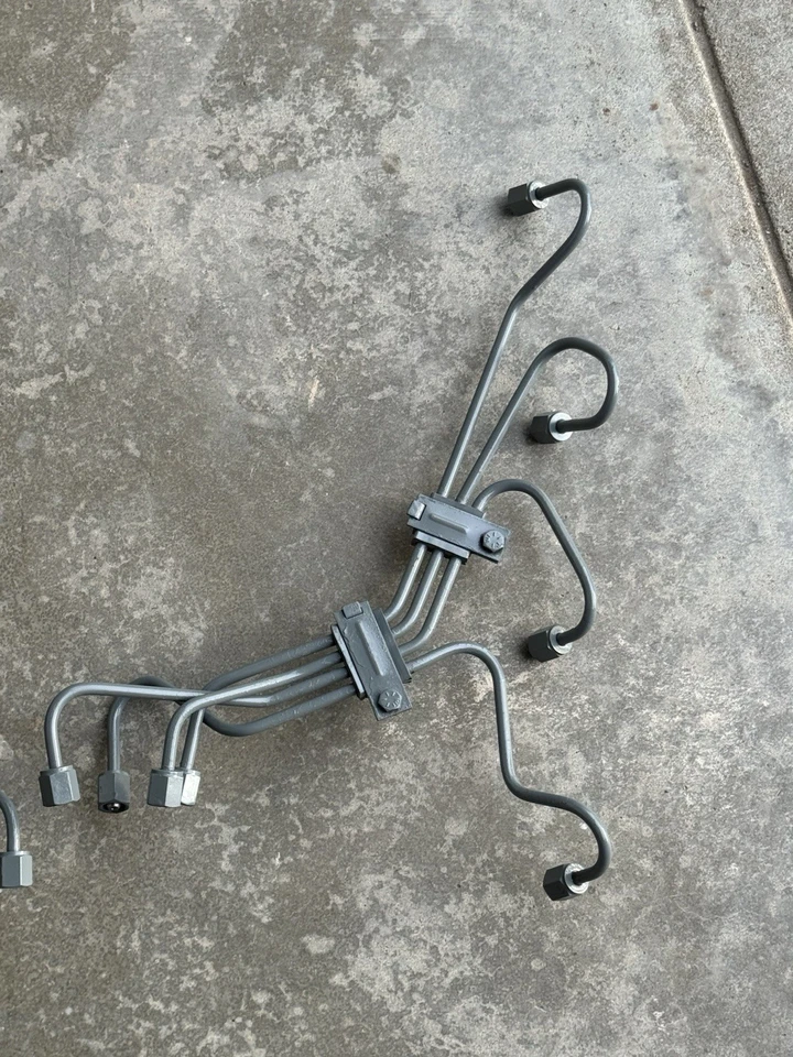 Ford F-250 F-350 IDI 1983-1994 líneas de inyector diésel acero fábrica juego completo 8 Foto 4 de 4