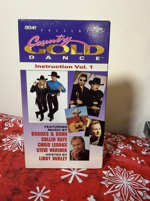 Two-Step Productions Country Gold Dance Instruction Vol. 1 VHS NTSC 1992 Brooks 