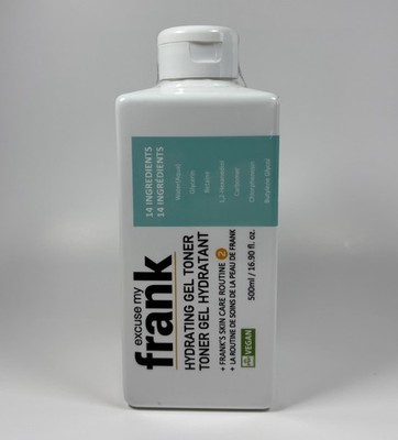 Excuse My Frank Hydrating Gel Toner 500ml / 16.9 fl oz Vegan FREE SHIPPING