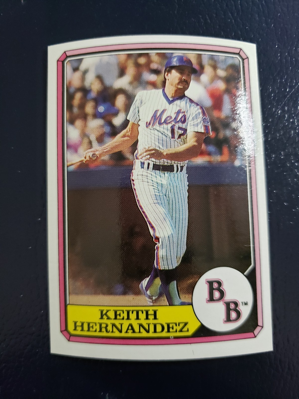 Keith Hernandez NY Mets 1987 Topps Boardwalk & Baseball NO SLASH RARE ODD