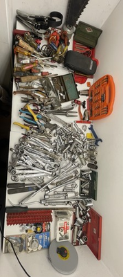 #ad Massive Mechanic Tool Lot Snap on SK Craftsman Pliers Sockets Wrenches 357 pc $133.00