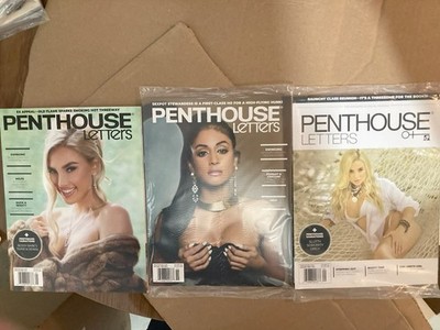 Penthouse Letters Lot of 3 NEW / Oct-Nov 2021, Aug - Sept 2021 & April -May 2022