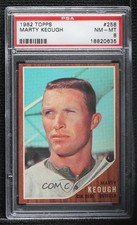 1962 Topps Marty Keough #258 PSA 8 2d2