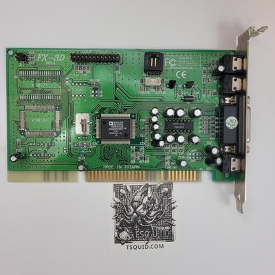 Analog Devices Sound Card AD1816 54.AA921.006 FX-3D ISA 16-bit Vintage Audio