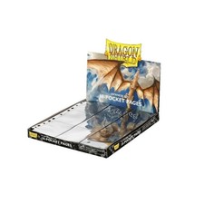 Dragon Shield Binder Pages   18 Pocket Clear with Black Back   50x18