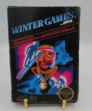 Vintage NES Winter Games by Epyx 1985/1987  Complete In Box Very Good
