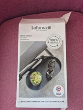Lafuma Cup Holder for Garden Chair Clip On Grey Plastic