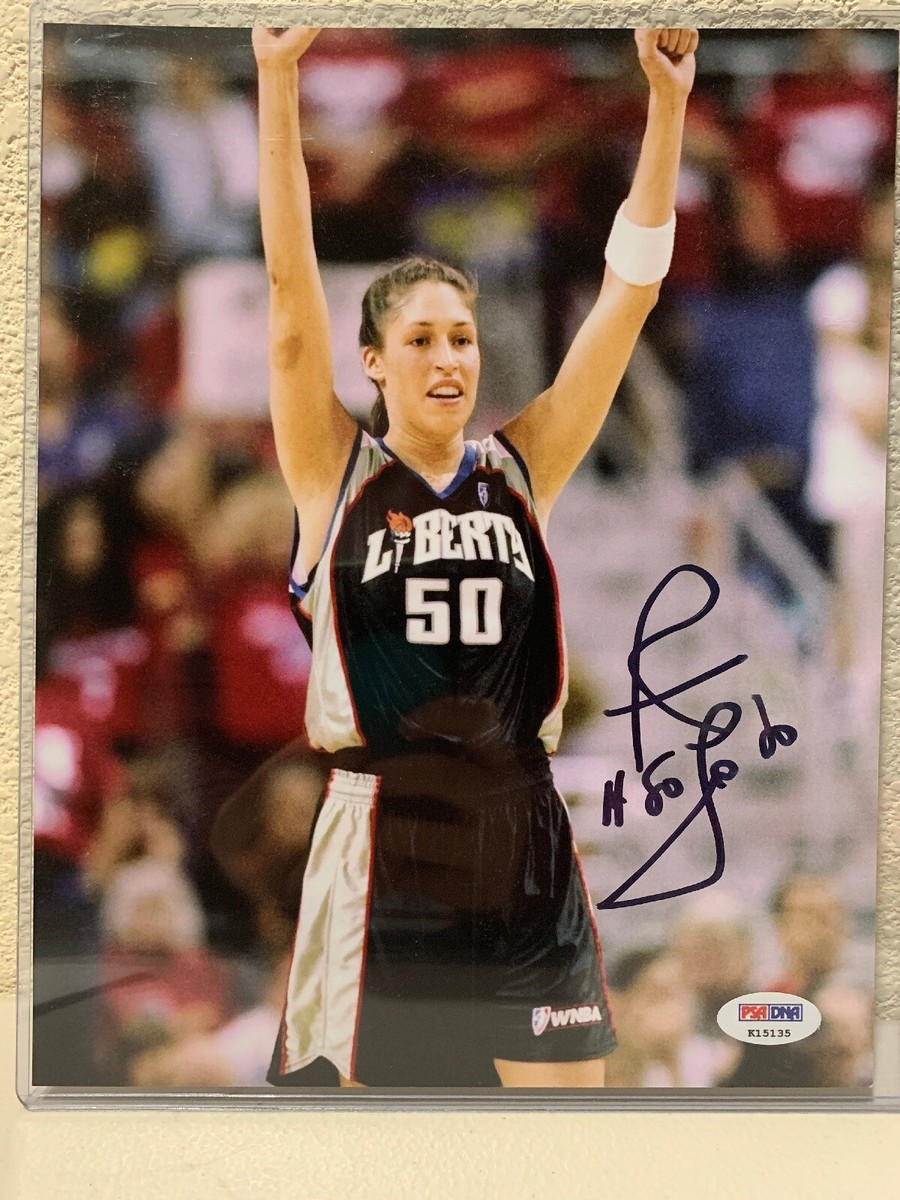 WNBA Rebecca Lobo HOF サイン入り写真 Rebecca Lobo Signed New York Liberty 8x10 Photo PSA/DNA | eBay