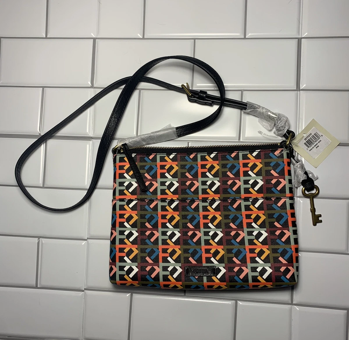 Pre-loved: FOSSIL Fiona Satchel Crossbody Bag, Luxury, Bags