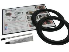 8" Butyl Rubber Speaker Surround Repair Kit RUBBER Woofer Edge Kit # RSK-8