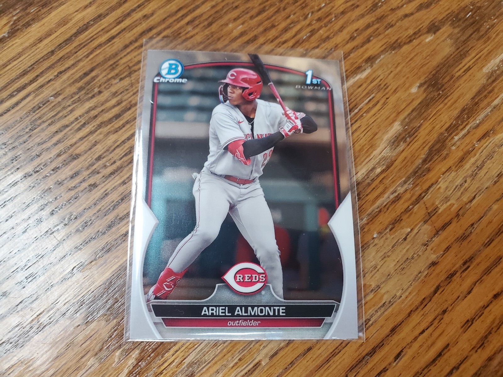 2023 Bowman Chrome Prospects Ariel Almonte 1st Bowman Card #BCP-78 Reds