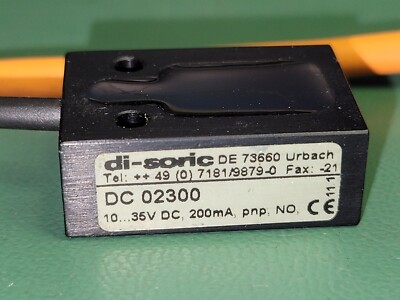 di-soric DE 73660 DC02300 Removed from an EKRA X5 Screen Printer
