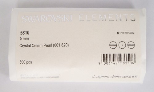 Genuine SWAROVSKI CRYSTAL PEARL ELEMENT #5810 ROUND BEAD ~ Many Color & Size - Picture 33 of 146