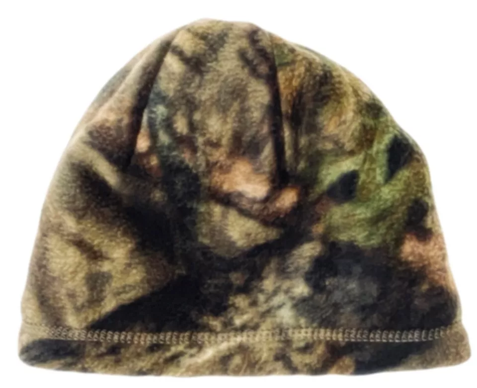 Hot Shot Reversible Black/Real Tree Camo Fleece Beanie, Youth One-Size 7-10 - Image 3 of 3
