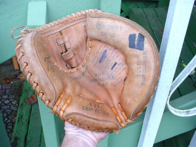 Vintage Regent CM116 32'' Catchers Baseball Glove With Love Note Written Inside