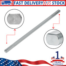 9" Length 3/4"DD Steel Steering Shaft Machined 3/4'' Double D Straight Rod