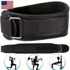5.3" width Weight Lifting Belt Training Powerlifting Belt Back Support Workout