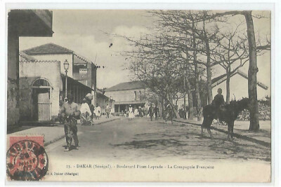 SENEGAL DAKAR BOULEVARD PINET LAPRADE LA COMPAGNIE FRANCAISE