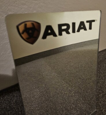 Ariat Black Box with Silver Logo Ariat Mens Black/ Silver Removable Pass Case Wallet  main image 2