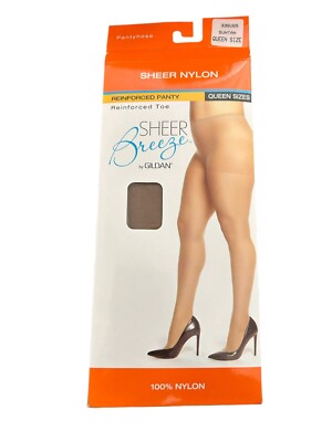 Sheer Breeze by Gildan Sheer Nylon Reinforced Pantyhose