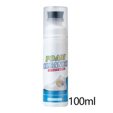 100ml Shoe Cleaner with Brush Head for Sneakers Tennis Leather White Shoes-